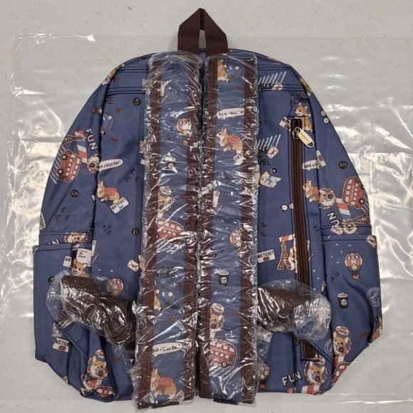 Waterproof Corgi Large Backpack for School Work - Picture 6 of 10